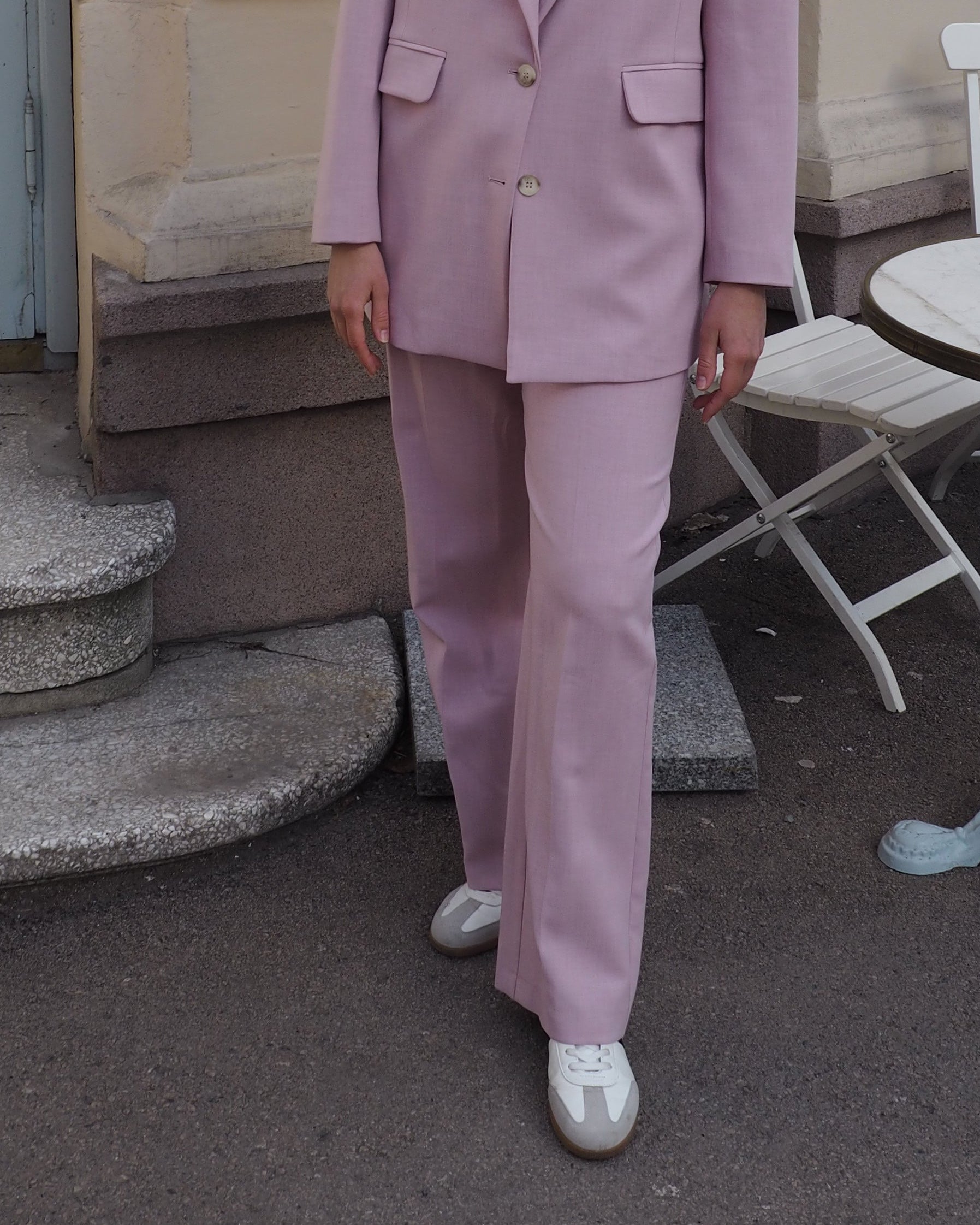 SLWRITA Trousers - Bleached Mauve